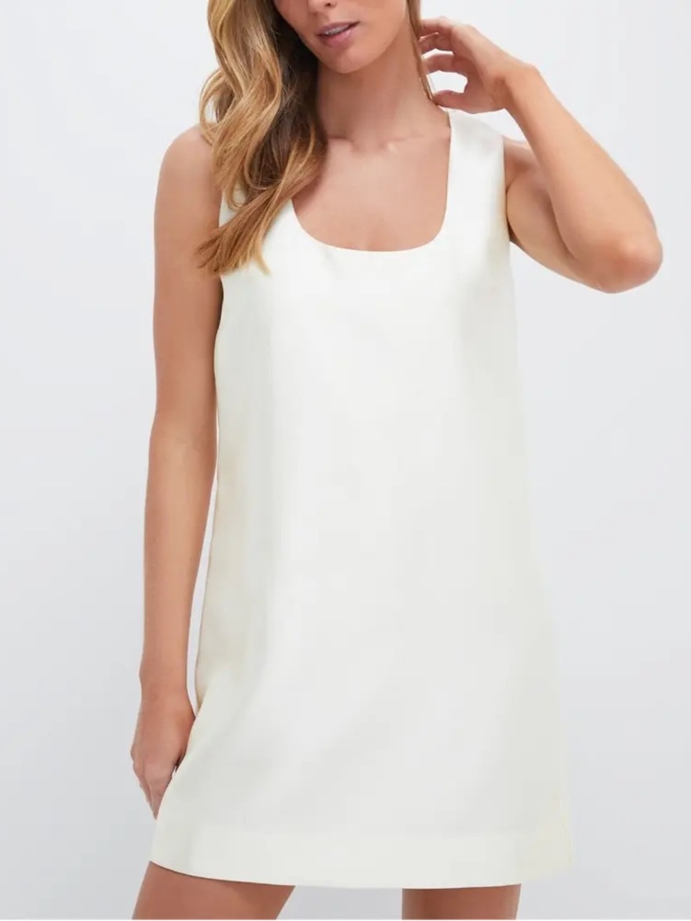 Tuckernuck Scoop-Neck Chemise in Cream